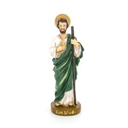 Statue de Saint Jude en résine. 18 cm