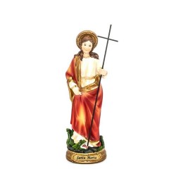 Statue de Sainte Marthe en résine. 20 cm