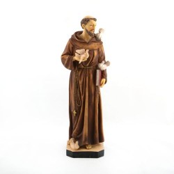 St. Franciscus beeld van hars. 40 cm