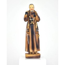 STAT PADRE PIO 15CM RESINE