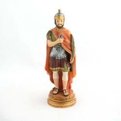 Standbeeld van Sint Donatus in hars.22 cm