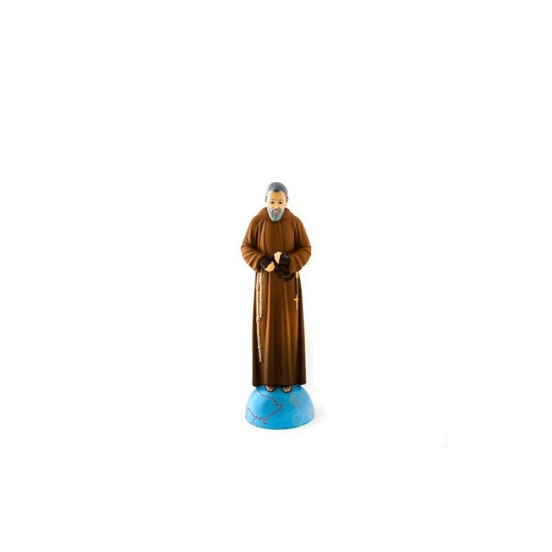 Statue de Padre Pio en résine. 40 cm