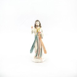 Beeld van Christus de Barmhartige van hars. 12 cm