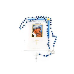 Chapelet de Mère Teresa de Calcutta avec livre de prière