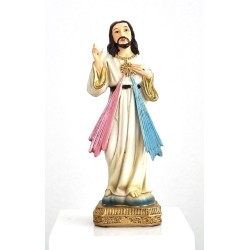 Statue Christ Miséricordieux 10.5cm résine 