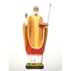 Statue de Saint Nicolas en résine. 42 cm