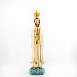 Statue de Notre Dame de Fatima en résine. 50 cm