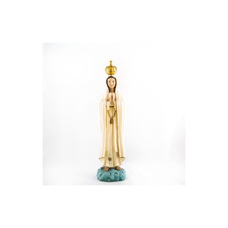 Statue de Notre Dame de Fatima en résine. 50 cm