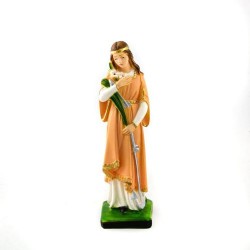 Standbeeld van Sint Philomena in hars.20 cm