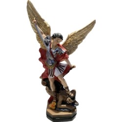 Statue Saint Michel 31cm résine