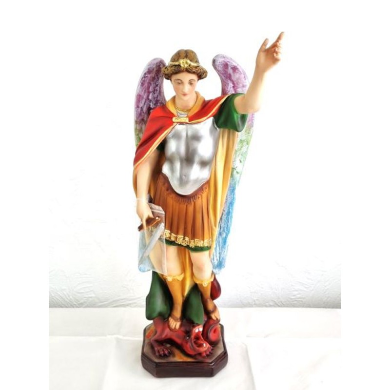 Statue de Saint Michel 60cm en resine