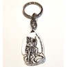 Sleutelhanger van St. Christopher met inscriptie 