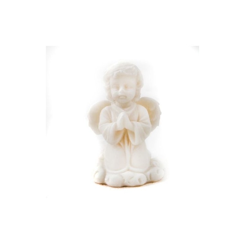 Angel Boy in witte marmer. 5,5 cm