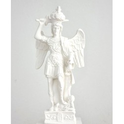 Statue St Michel 18.5 cm résine