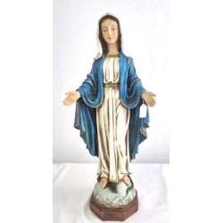 Statue de la Vierge Miraculeuse en résine. 70 cm