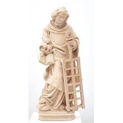Statue de Saint Laurent en bois. 15 cm