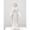 Statue de la Vierge Miraculeuse en céramique blanche. 8 cm