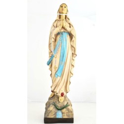 Statue de Notre Dame de Lourdes. 65 cm