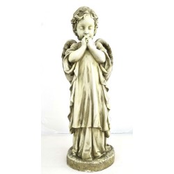 Statue d'un ange priant. 57 cm