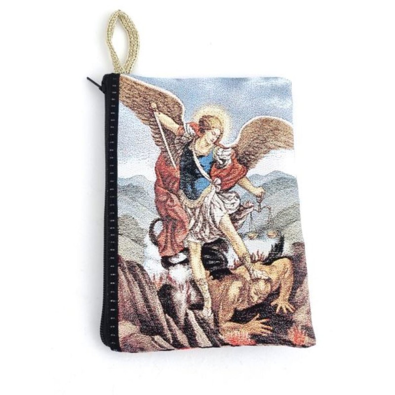 Pochette 10x14cm  tissus St Michel