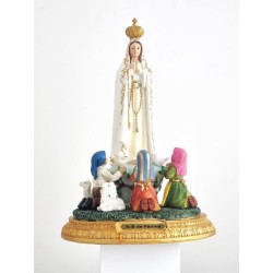 Statue verschijning van Fatima 22cm hars