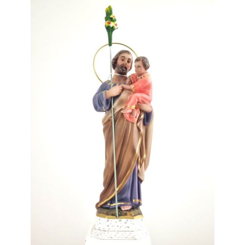 Statue St Joseph 19cm en résine