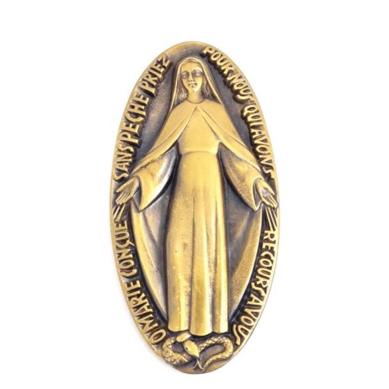 Médaille Miraculeuse bronze 18.5cm 