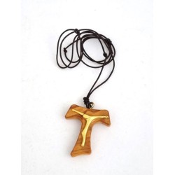 String met tau en gestyleerde Christus