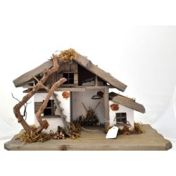 Etable Creche MDF avec LED 39x23x19 cm