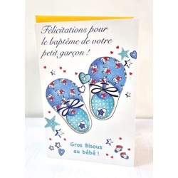 Carte de Baptême avec enveloppe