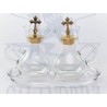 Set Cruche en verre 110cc 18x14cm