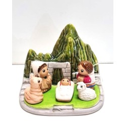 CRECHE CERAMIQUE BLOC 8X7CM-PEROU