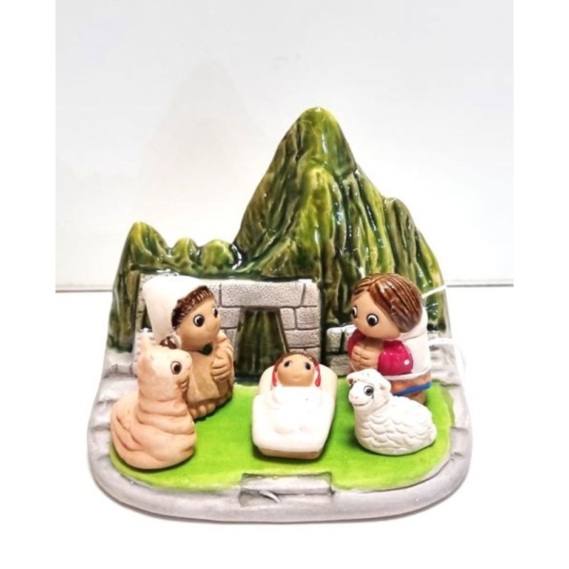 CRECHE CERAMIQUE BLOC 8X7CM-PEROU