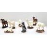 Set 8 dieren 4.3cm voor crèche