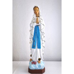 Statue de Notre Dame de Lourdes en PVC. 80 cm