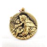 Médaille pour berceau avec Saint Antoine. 6 cm