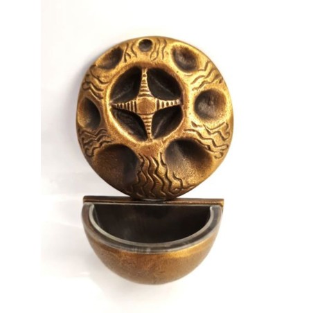 BÉNITIER EN BRONZE