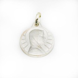 Médaille de la Vierge Marie en argent. 18 mm