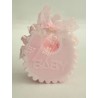 Boite rose pour bébé en PVC