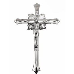 CRUCIFIX  18CM METAL Oxydé