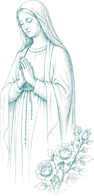 Illustration de la Vierge, Maison de l’Europe à Banneux